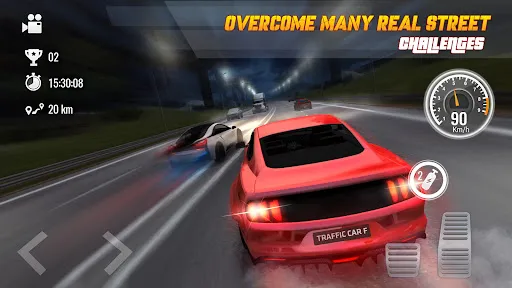 Gameplay screenshot 2 from Ultimate Traffic Driving Car - Racing game